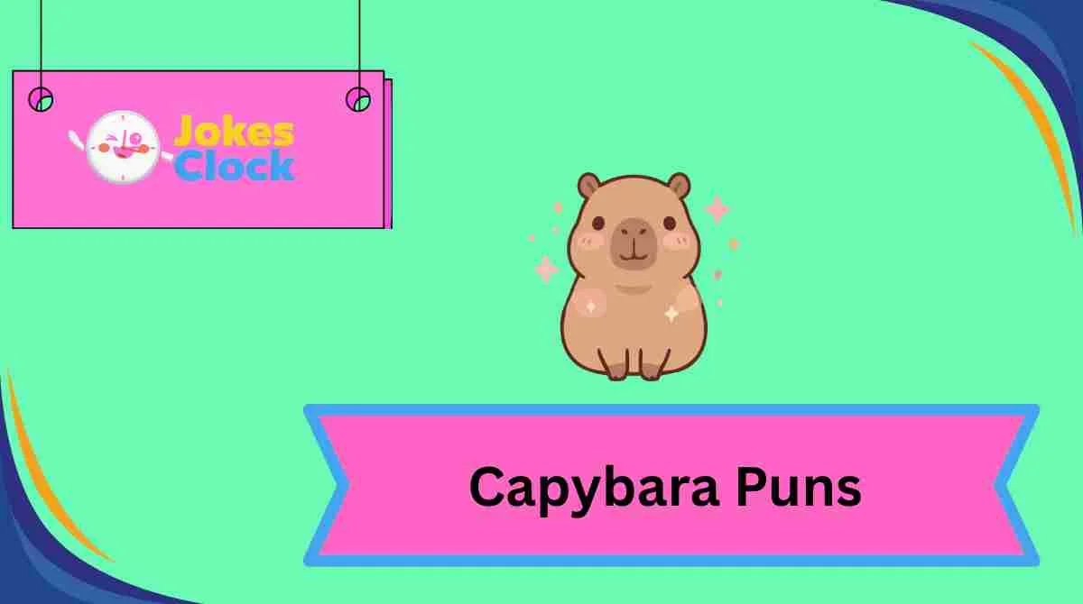 Capybara Puns