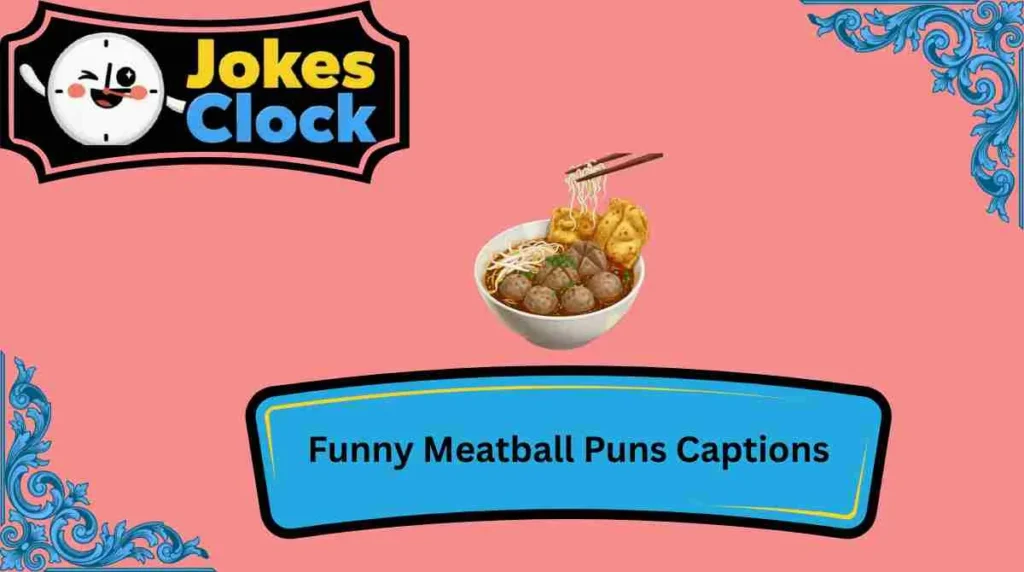 Funny Meatball Puns Captions