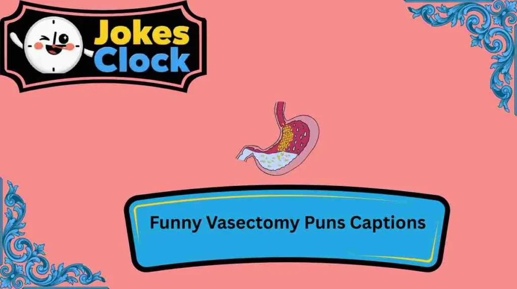 Funny Vasectomy Puns Captions