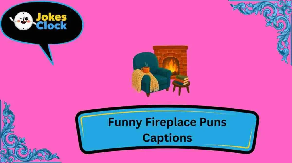 Funny Fireplace Puns Captions