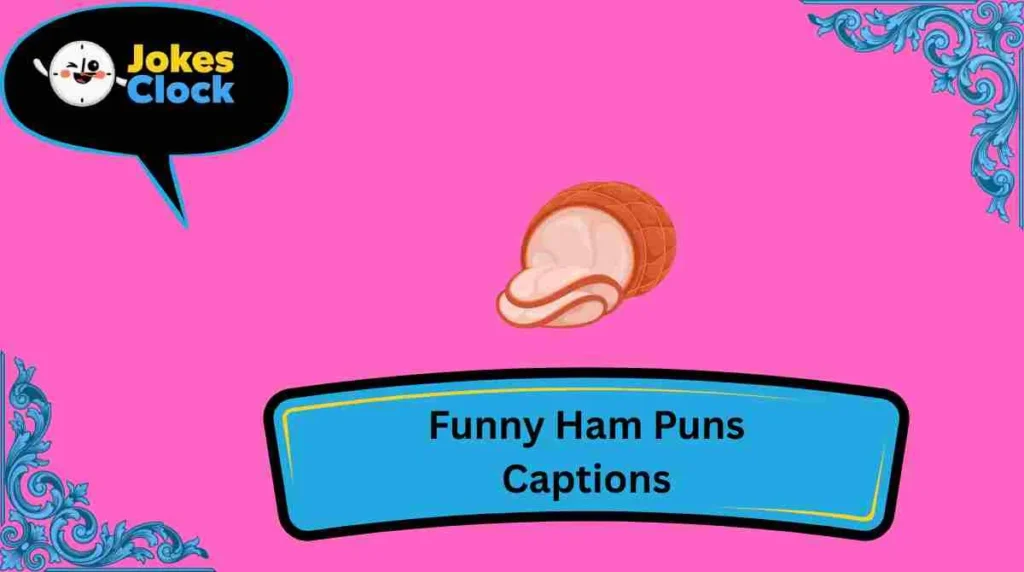 Funny Ham Puns Captions