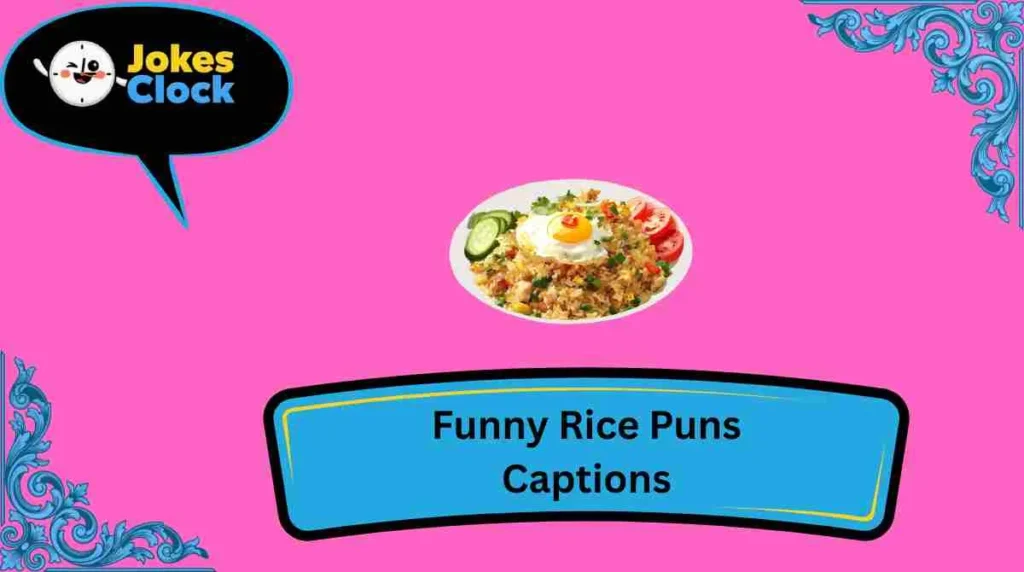 Funny Rice Puns Captions