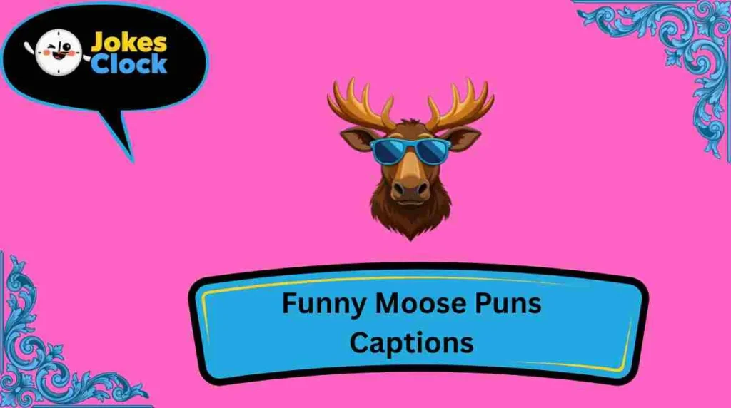 Funny Moose Puns Captions
