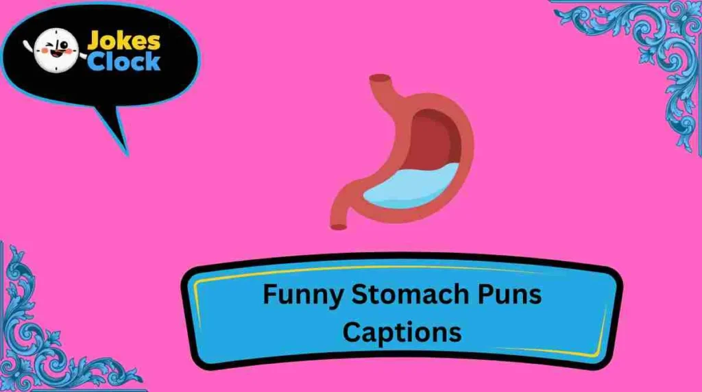Funny Stomach Puns Captions